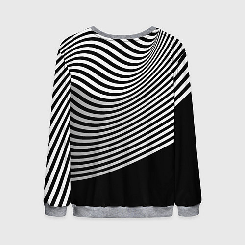 Мужской свитшот Trendy raster pattern / 3D-Меланж – фото 2