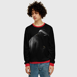 Свитшот мужской 2Pac Тупак Шакур, цвет: 3D-красный — фото 2