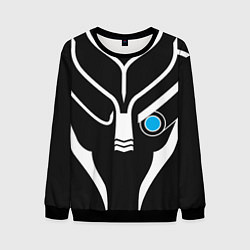 Свитшот мужской Mass Effect Garrus Art, цвет: 3D-черный