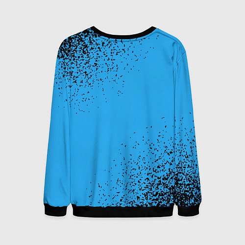 Мужской свитшот Семён космонавт футболист / 3D-Черный – фото 2