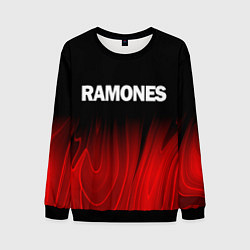 Мужской свитшот Ramones red plasma