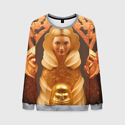 Мужской свитшот Матрёшка 585 Гольд