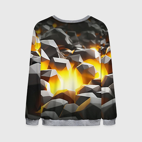 Мужской свитшот Золотая руда / 3D-Меланж – фото 2