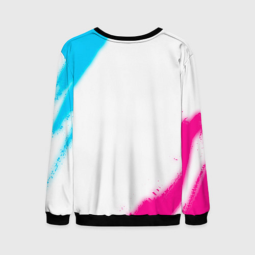 Мужской свитшот Twenty One Pilots neon gradient style / 3D-Черный – фото 2