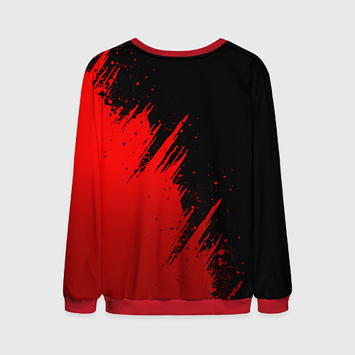 Мужской свитшот Mitsubishi red - red sport / 3D-Красный – фото 2