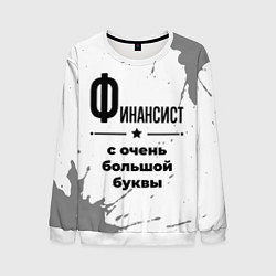 Мужской свитшот Финансист ну с очень большой буквы