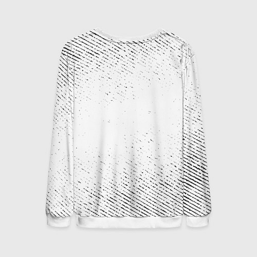 Мужской свитшот Placebo с потертостями на светлом фоне / 3D-Белый – фото 2