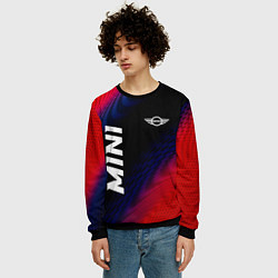 Свитшот мужской Mini красный карбон, цвет: 3D-черный — фото 2
