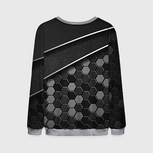 Мужской свитшот Пограничные войска - броня / 3D-Меланж – фото 2