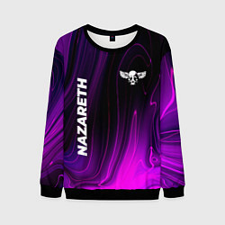 Свитшот мужской Nazareth violet plasma, цвет: 3D-черный
