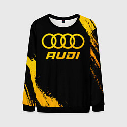 Мужской свитшот Audi - gold gradient