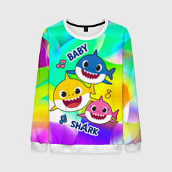 Мужской свитшот Baby Shark Brooklyn and friends