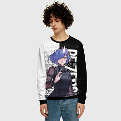 Свитшот мужской Рем из резеро, цвет: 3D-черный — фото 2