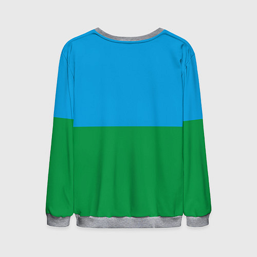 Мужской свитшот Слава ВДВ! / 3D-Меланж – фото 2