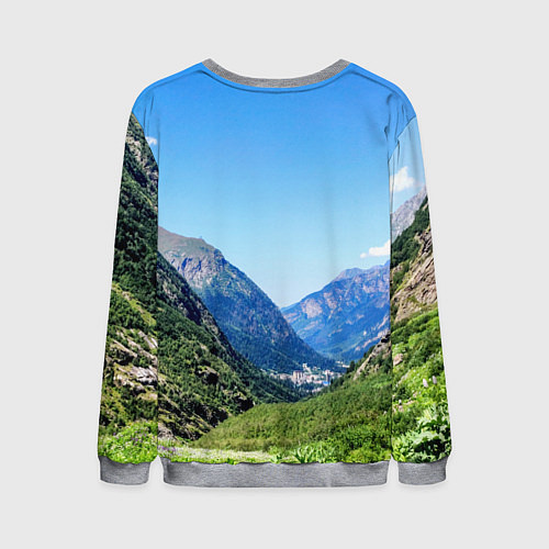 Мужской свитшот Домбай / 3D-Меланж – фото 2