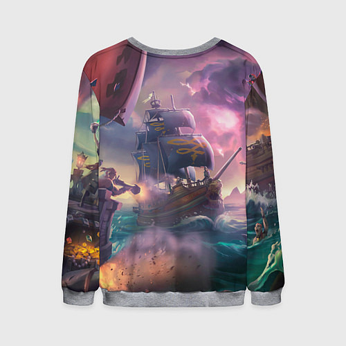 Мужской свитшот Магия Sea of Thieves / 3D-Меланж – фото 2