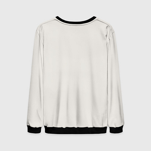 Мужской свитшот Ушастый ослик / 3D-Черный – фото 2