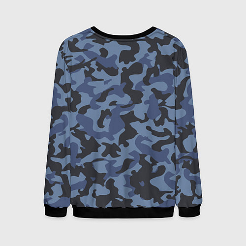 Мужской свитшот Стиль камуфляж / 3D-Черный – фото 2