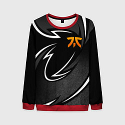 Свитшот мужской Fnatic - white line, цвет: 3D-красный