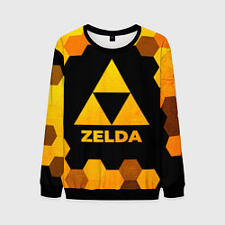 Мужской свитшот Zelda - gold gradient