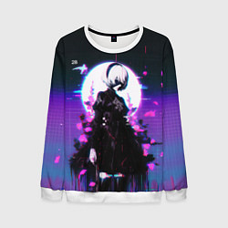 Мужской свитшот Nier automata 2b neon