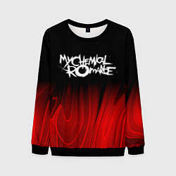Свитшот мужской My Chemical Romance red plasma, цвет: 3D-черный