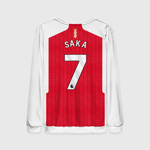 Мужской свитшот Букайо Сака Арсенал форма 2324 домашняя / 3D-Белый – фото 2