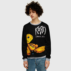 Свитшот мужской Korn - issues, цвет: 3D-меланж — фото 2