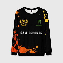 Свитшот мужской Gam Esports форма, цвет: 3D-черный