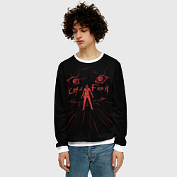 Свитшот мужской Cry of Fear - Character Simon, цвет: 3D-белый — фото 2