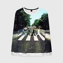 Свитшот мужской The Beatles альбом Abbey Road, цвет: 3D-белый