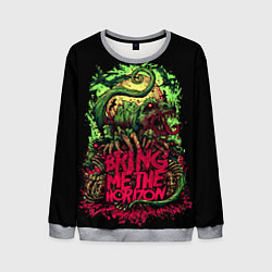 Мужской свитшот Bring me the horizon dinosaurs