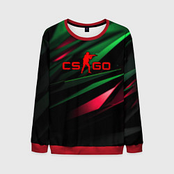 Свитшот мужской CS GO green red, цвет: 3D-красный