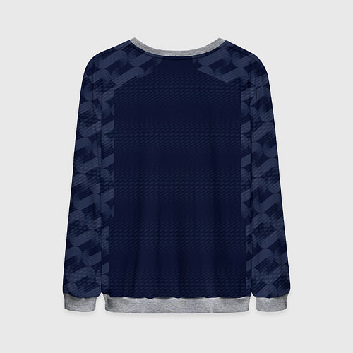 Мужской свитшот ФК Реал Мадрид форма 2324 гостевая / 3D-Меланж – фото 2