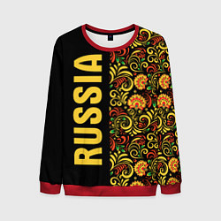 Мужской свитшот Russia хохлома