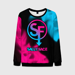 Мужской свитшот Sally Face - neon gradient