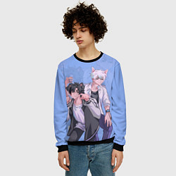 Свитшот мужской Агенты времени, цвет: 3D-черный — фото 2