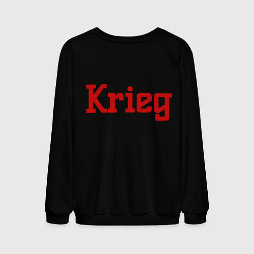 Мужской свитшот Krieg / 3D-Черный – фото 2