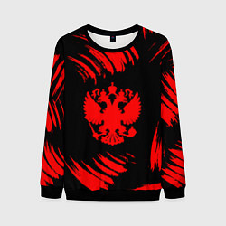 Свитшот мужской Русский витязь, цвет: 3D-черный