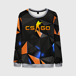 Мужской свитшот CSGO orange style