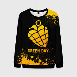 Мужской свитшот Green Day - gold gradient