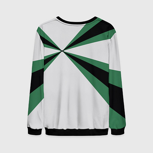 Мужской свитшот Железнодорожные войска / 3D-Черный – фото 2