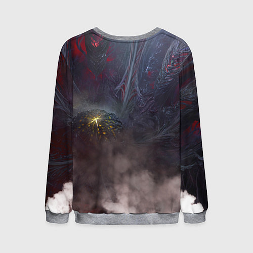 Мужской свитшот Baldurs gate 3 Лаэзель / 3D-Меланж – фото 2