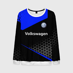 Свитшот мужской Фольцваген - blue uniform, цвет: 3D-белый
