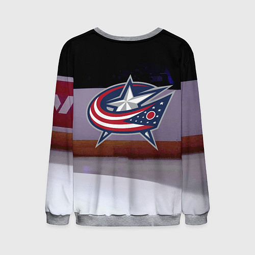 Мужской свитшот Sergey Bobrovsky - goalkeeper - Columbus blue jack / 3D-Меланж – фото 2