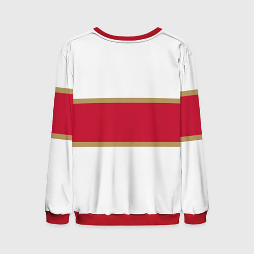 Мужской свитшот Florida panthers - uniform - hockey / 3D-Красный – фото 2