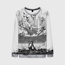 Мужской свитшот Нападение ангелов - Евангелион