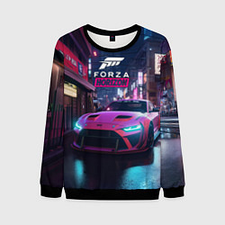 Свитшот мужской Forza night racing, цвет: 3D-черный
