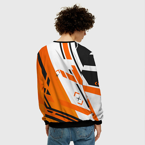 Мужской свитшот CS 2 Asiimov / 3D-Черный – фото 4