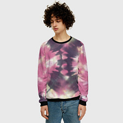 Свитшот мужской Tie-Dye дизайн, цвет: 3D-черный — фото 2